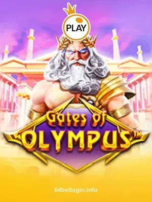 Imagem do jogo Gates of Olympus no 64bet